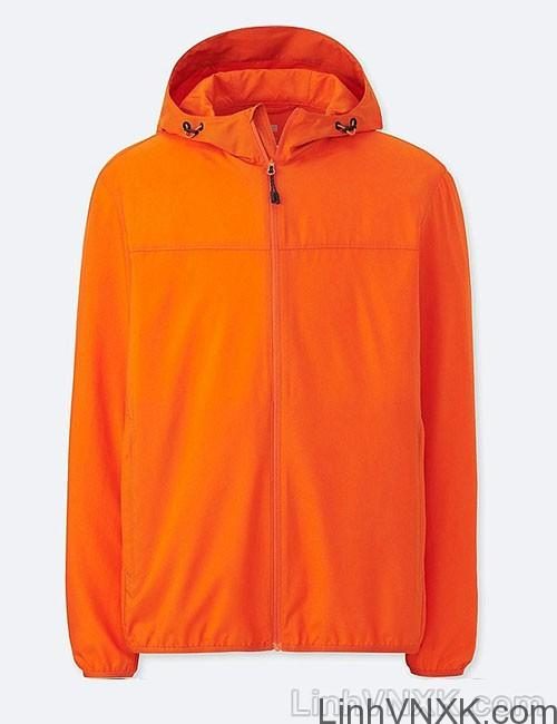 Áo khoác gió nam xuất khẩu nhật 1 lớp dư xịn màu cam đậm