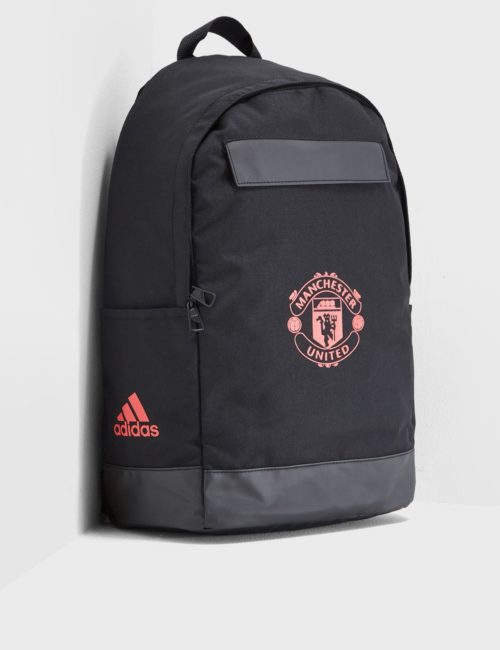 Balo Adidas Manchester United đen logo đỏ