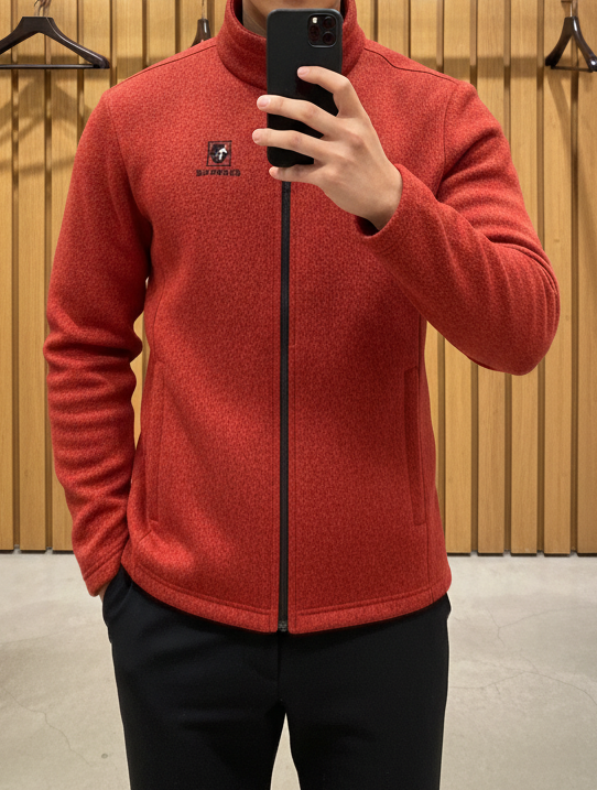áo khoác nỉ blackyak màu đỏ