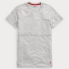 Áo thun Ralph Lauren cotton pima màu ghi