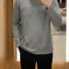 Áo polo golf nam dài tay Millet màu ghi sz 110