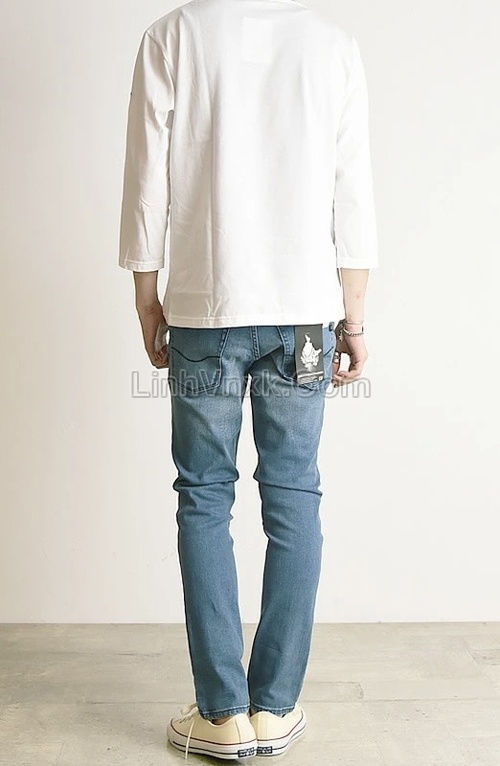 Quần jean skinny xuất Nhật xanh đậm