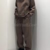 Bộ nỉ Hoodie Uni màu nâu