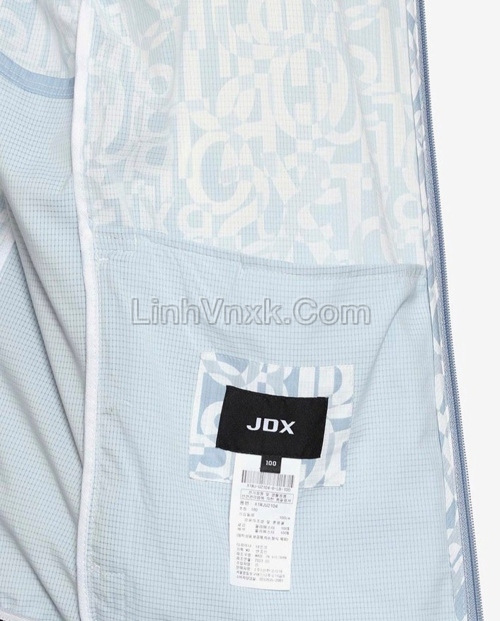 Áo khoác gió golf JDX chống tia UV xanh họa tiết