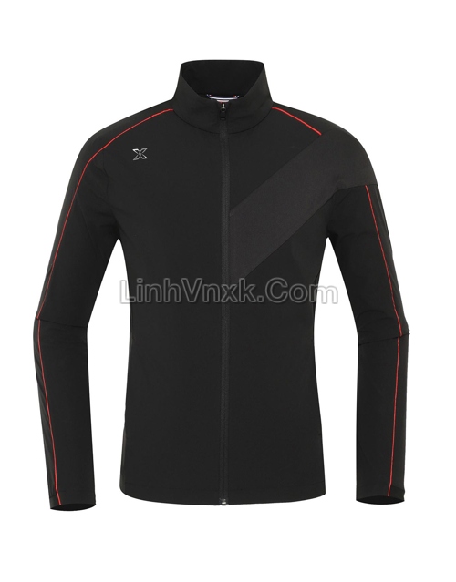 Áo khoác gió golf JDX chống tia UV màu đen