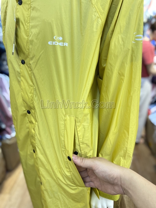 Áo mưa outdoor Hàn Quốc Eider màu vàng