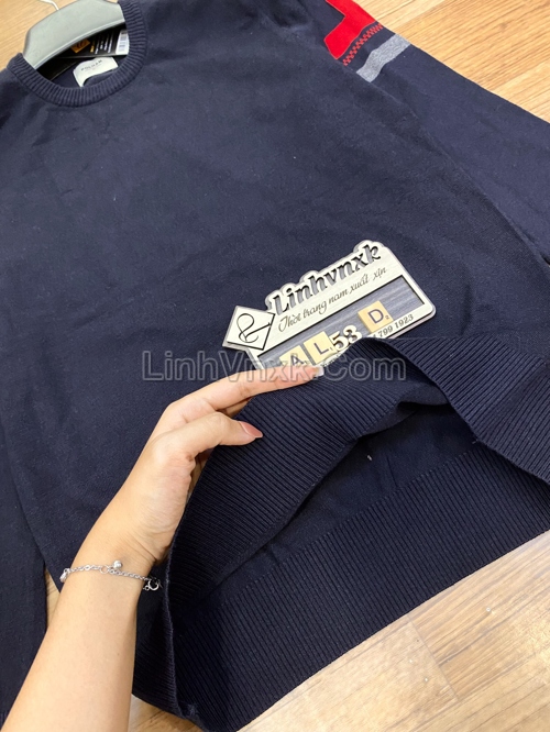 Áo len Polham màu ghi sz nhỏ (45-65kg)