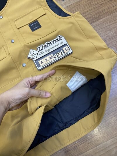 Áo khoác gile K2 màu vàng