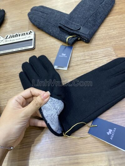 Găng tay xuất Hàn lót lông