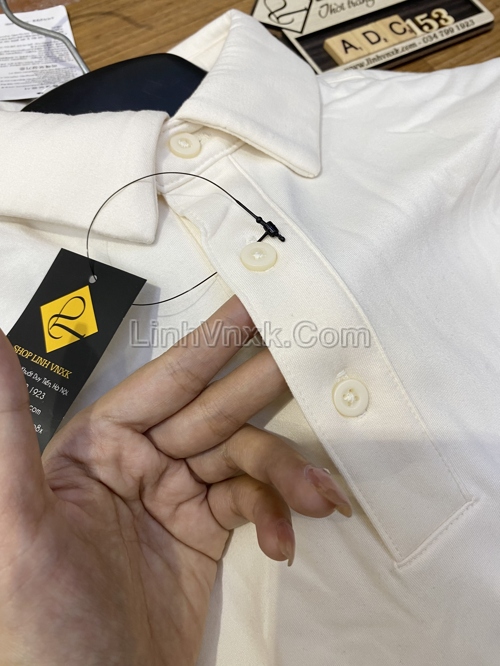 Áo polo golf dài tay giữ nhiệt xuất Hàn