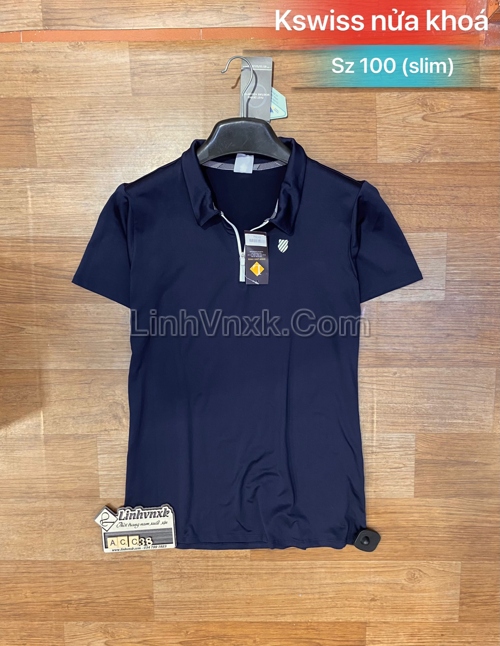 Áo polo thể thao Kswiss Hàn quốc xanh navy