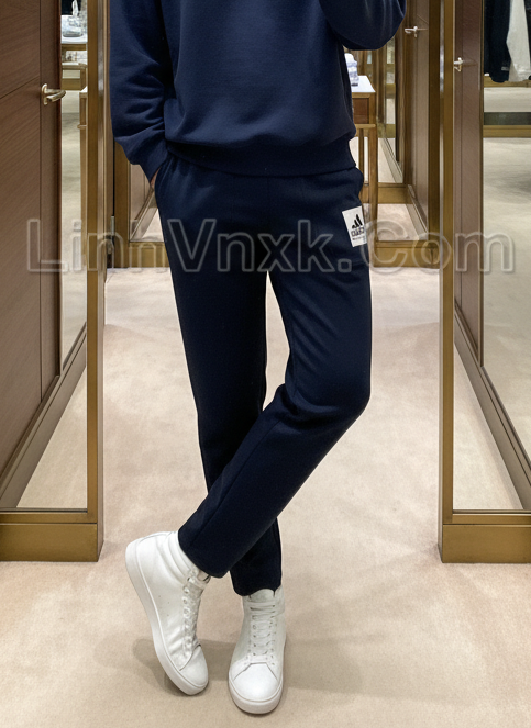 Quần nỉ thể thao das xuất hàn màu xanh navy