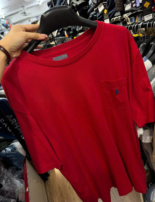 Alternative view of Áo thun pima cotton cổ tròn RL (6 màu)