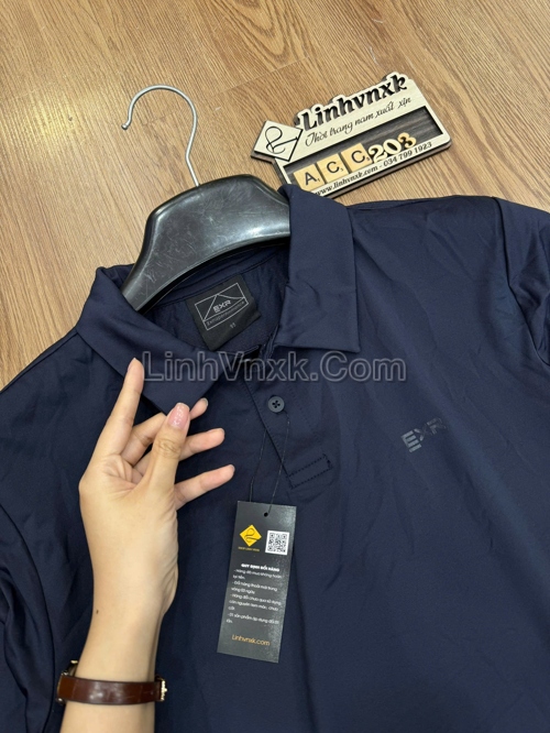 Áo polo golf thể thao EXR xanh navy