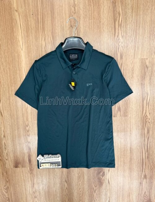 Áo polo golf thể thao EXR xanh cổ vịt