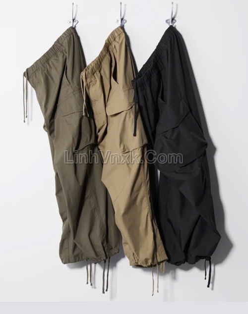 Quần parachute túi hộp Uni unisex