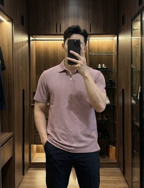 polo golf kẻ caro nhỏ