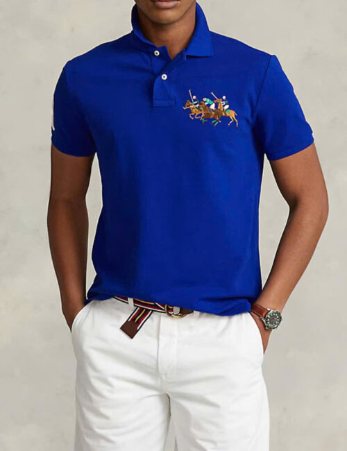 Áo polo RL xanh blue ACC180D sz S