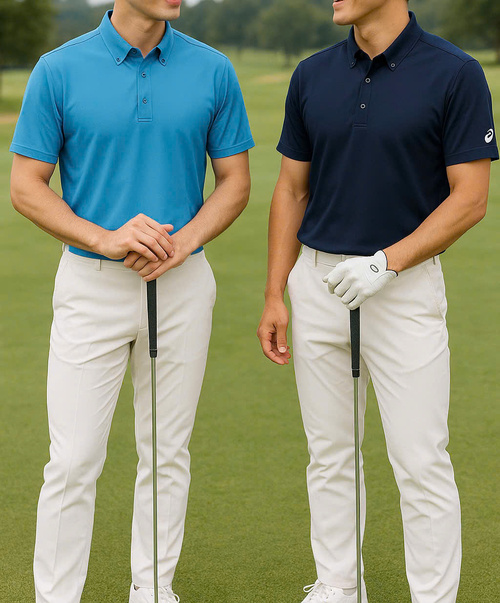 Áo polo nam thể thao button down