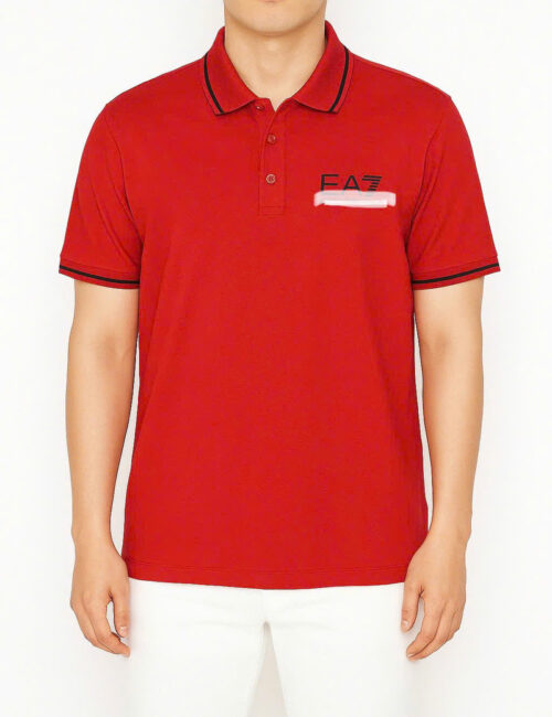 Polo AX đỏ logo đen ACC177AK
