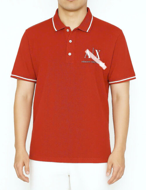 Polo AX đỏ logo trắng ACC177AH