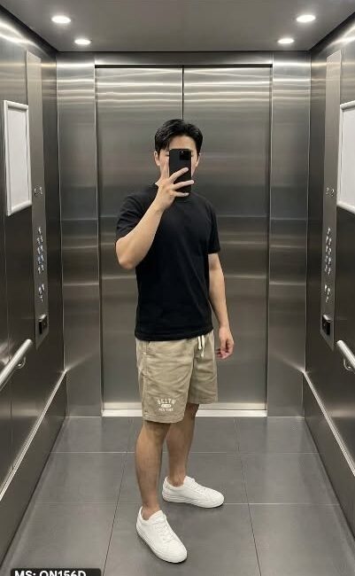 Quần sooc kaki ống rộng xuất Hàn (rêu, navy, be, kaki)