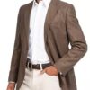 Áo blaze linen màu nâu xuất khẩu