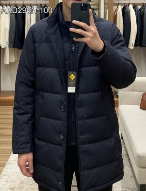 Áo măng tô nam lông vũ AKD296N size 100
