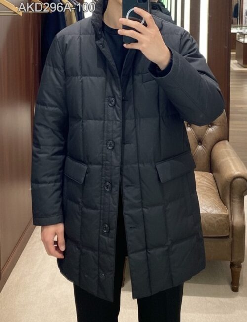 Áo măng tô nam lông vũ AKD296A size 100