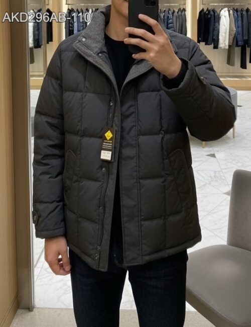 Áo măng tô nam lông vũ AKD296AB size 110