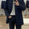 Áo măng tô nam lông vũ AKM296AH size 100