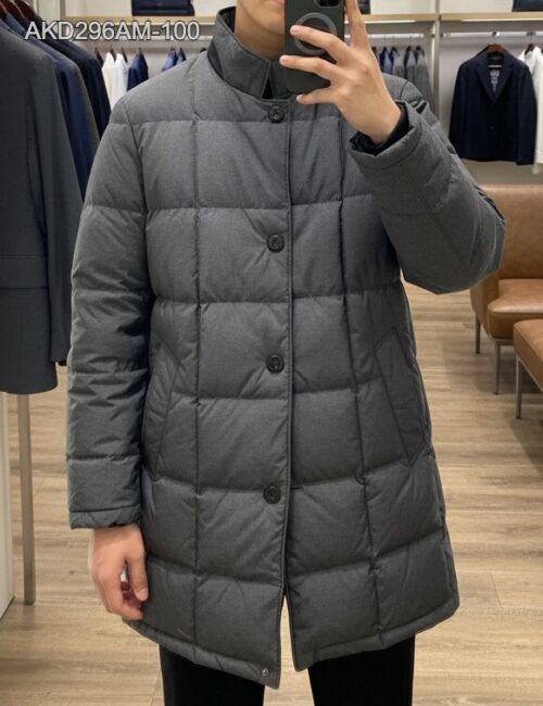 Áo măng tô nam lông vũ AKD296AM size 100