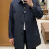 Áo trench coat nam màu xám 2in1 AKD303T sz 100