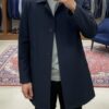 Áo trench coat nam navy đậm 2in1 AKD303U sz 100