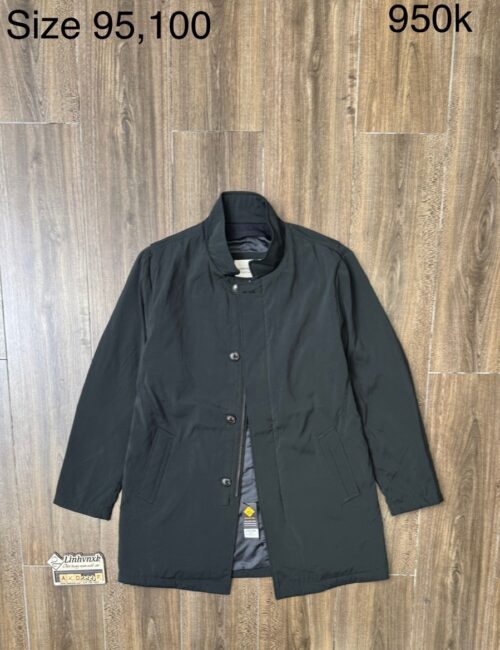 Alternative view of Áo măng tô chần bông màu rêu AKD299F sz 95,100
