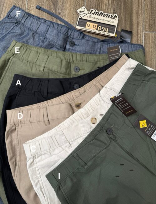 quần linen đũi nam uni xuất nhật