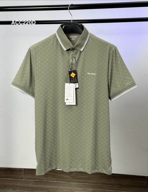 Áo Polo Pie xanh rêu ACC220D