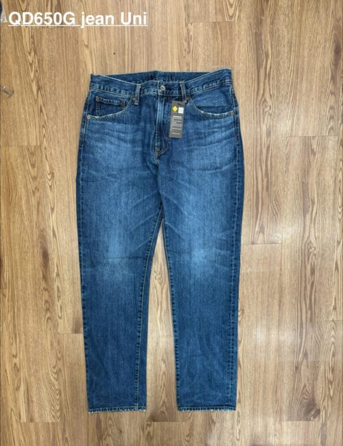 Quần jean Uni tapered QD650G
