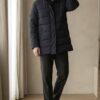 Áo măng tô nam lông vũ AKD296K size 100
