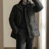 Áo măng tô nam lông vũ AKD296M size 100