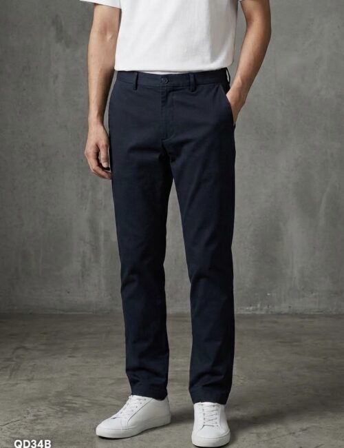 Quần kaki nam slimfit co giãn màu xanh navy QD34B