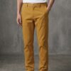 Quần kaki nam slimfit co giãn màu vàng mù tạt