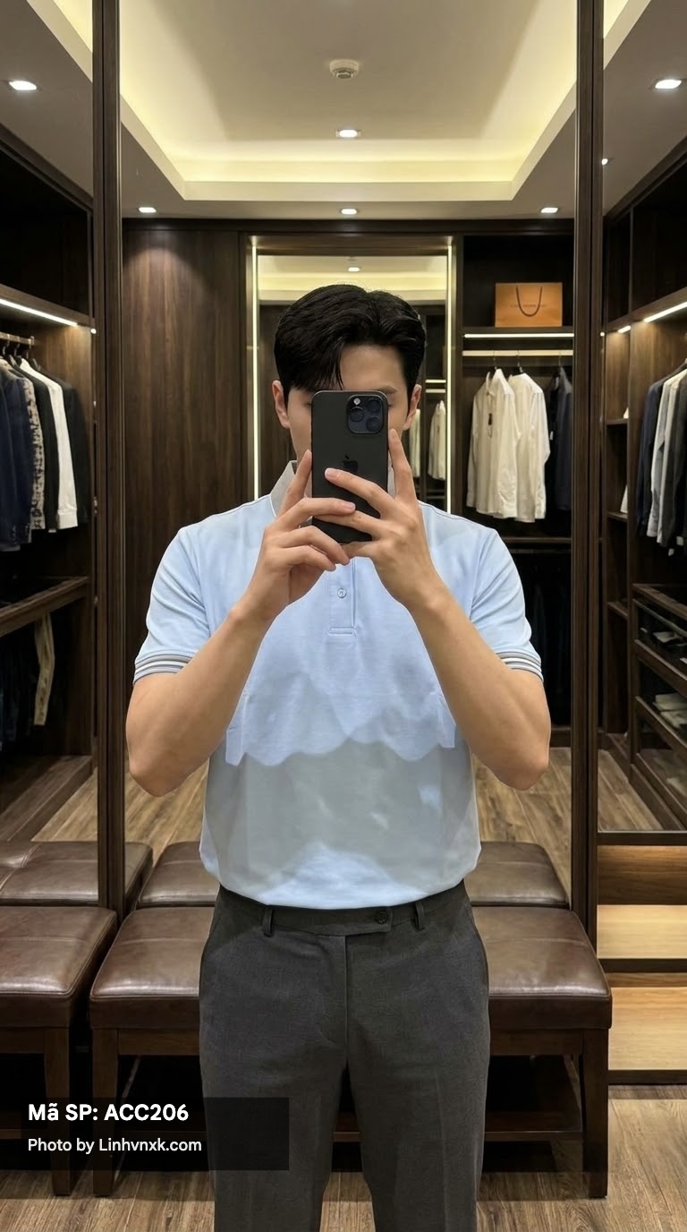 Áo polo pie xuất khẩu Hàn