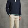 Áo khoác golf 1 lớp màu xanh navy