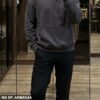 Áo hoodie nỉ bông màu xám