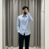 Sơ mi nam slimfit xanh công sở Renoma