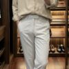 Quần âu hàn quốc slimfit màu trắng ghi