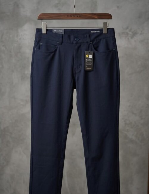 Alternative view of Quần golf giả jean xanh navy sz 36